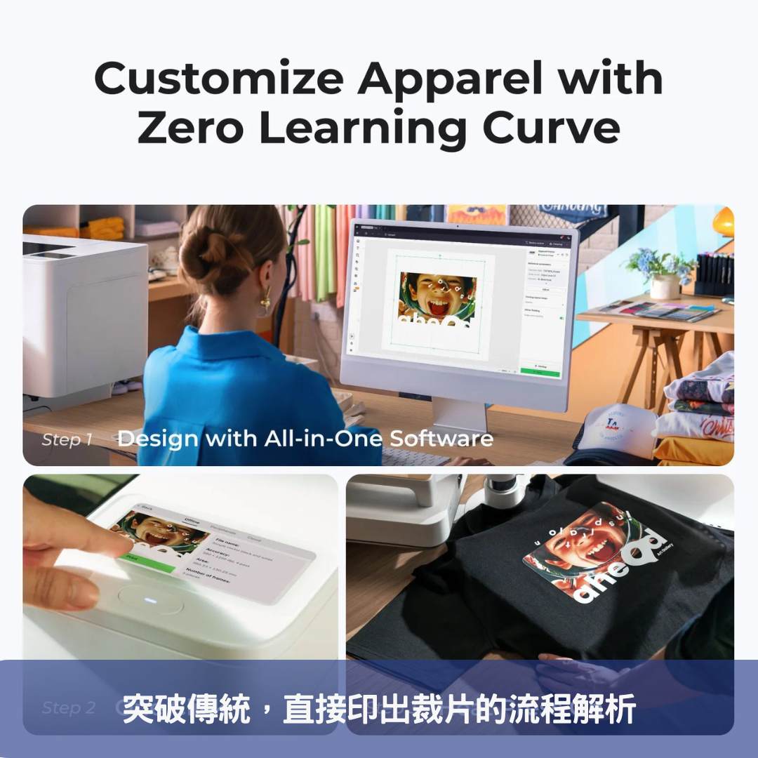 突破傳統，直接印出裁片的流程解析