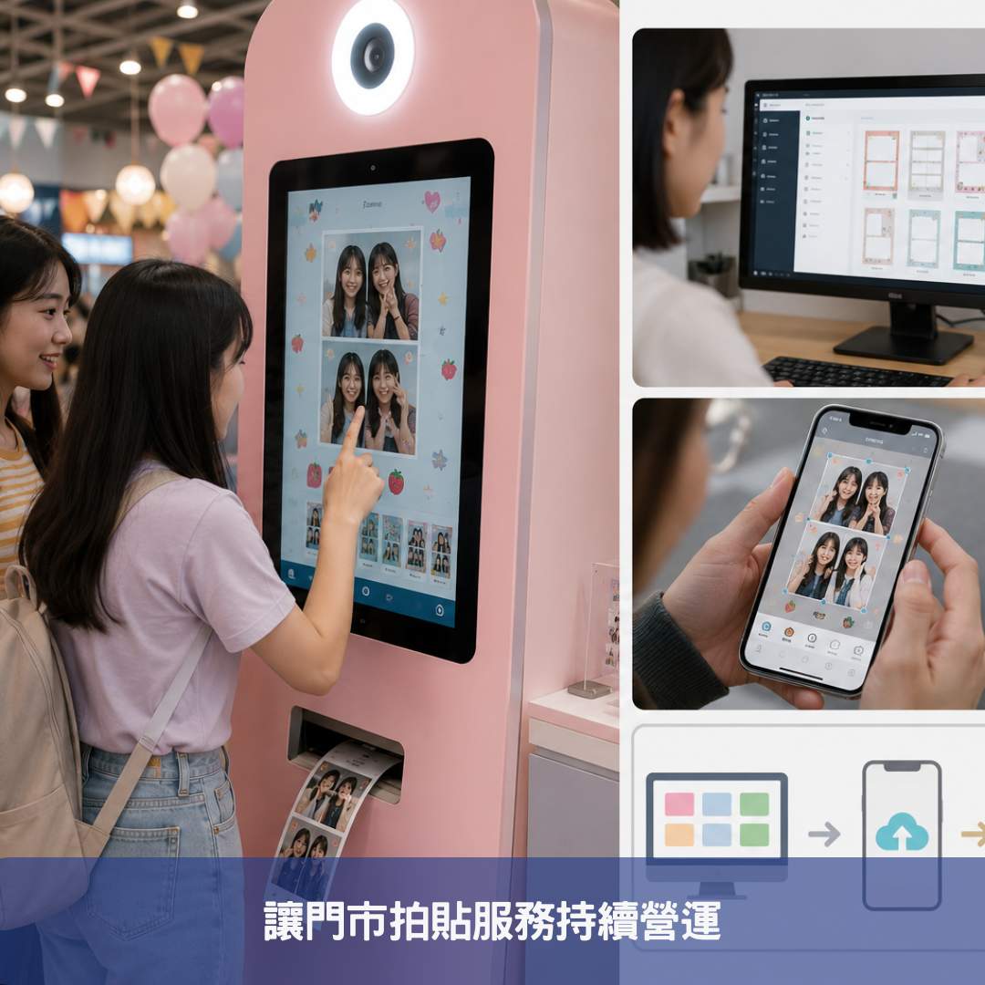 讓門市拍貼服務持續營運